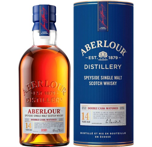 ABERLOUR 14YO DOUBLE CASK MATURED SINGLE MALT WHISKY 0,7L + TUBA