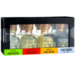 TEQUILA PATRON MINI SET 4*0,05L (SILVER, REPOSADO, ANEJO, XO CAFE)
