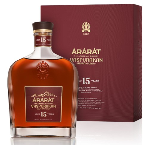 BRANDY ARARAT 15YO VASPURAKAN 0,7L + KARTON