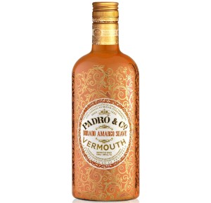 PADRO & CO DORADO AMARGO 0,75L HISZPAŃSKI WERMUT HARMONIZUJĄCY SŁODYCZ KARMELU I  GORYCZ CYTRUSÓW