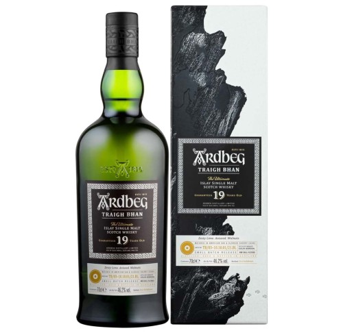 WHISKY SINGLE MALT ARDBEG 19YO TRAIGH BHAN BATCH 3 46,2% 0,7L + KARTON