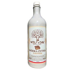 ŻYTNIA Z MIODEM WÓDKA WOLF & OAK DISTILLERY 0,7L