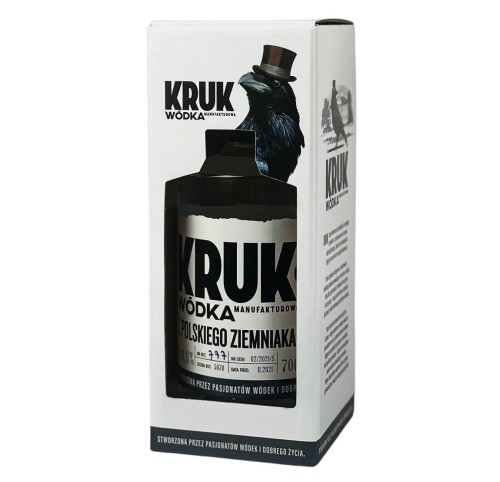 KRUK POLSKA WÓDKA Z ZIEMNIAKA MANUFAKTUROWA 0,7L + KARTONIK