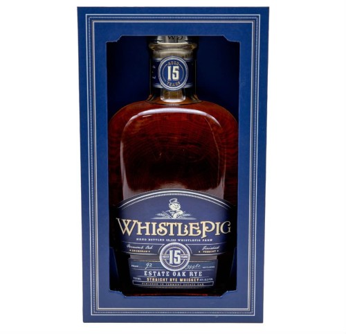 WHISTLE PIG 15YO ESTATE OAK RYE WHISKEY 0,7L + OPAKOWANIE