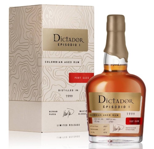 RUM DICTADOR EPISODIO I PORT CASK 1999 0,7L + OPAKOWANIE