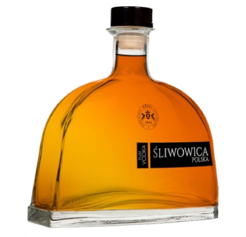 TORUŃSKA - ŚLIWOWICA POLSKA 0,7L + DREWNIANA SKRZYNIA