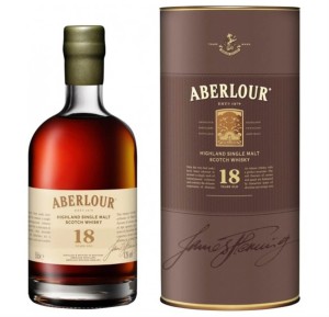 ABERLOUR 18YO DOUBLE CASK MATURED SINGLE MALT WHISKY 0,5L + TUBA