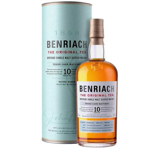 BENRIACH 10YO SINGLE MALT WHISKY 0,7L + TUBA
