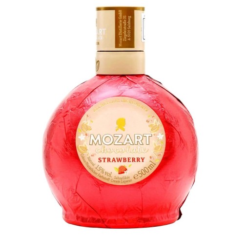 MOZART WHITE STRAWBERRY CHOCOLATE LIKIER 0,5L