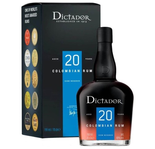 RUM DICTADOR 20YO 0,7L + OPAKOWANIE