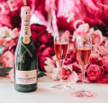 SZAMPAN MOET &amp; CHANDON ROSE I LOVE YOU 0,75L + KARTON