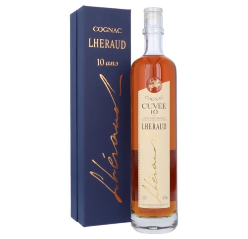 LHERAUD CUVEE 10 COGNAC 0,7L + KARTONIK