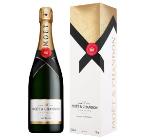 SZAMPAN MOET & CHANDON BRUT IMPERIAL 0,75L + KARTON