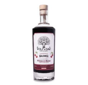 WIŚNIA W RUMIE WOLF & OAK DISTILLERY NALEWKA 0,5L