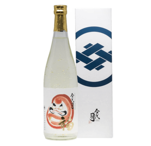 SAKE IMAYO TSUKASA - GOLD LEAVES JUNMAI 0,72L + KARTON