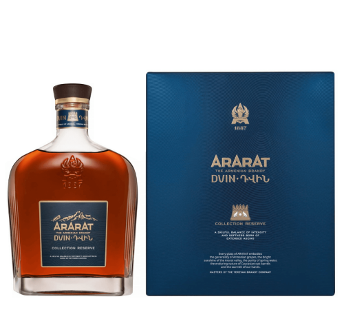 BRANDY ARARAT DVIN COLLECTION RESERVE 0,7L + PUDEŁKO