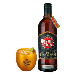 RUM HAVANA CLUB ANEJO 7 ANOS 0,7L + SZKLANKA
