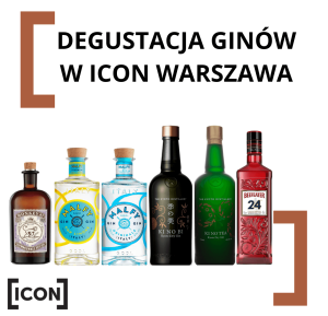 DEGUSTACJA GINÓW W ICON WARSZAWA