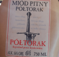 MIÓD PITNY JAROS PÓŁTORAK 0,75L - KAMIONKA