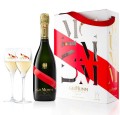 SZAMPAN MUMM GRAND CORDON BRUT 0,75L + 2 KIELISZKI