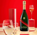 SZAMPAN MUMM GRAND CORDON BRUT 0,75L + 2 KIELISZKI