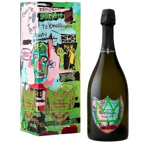 SZAMPAN DOM PERIGNON BLANC VINTAGE BY JEAN MICHEL BASQUIAT 0,75L + BOX LIMITOWANA EDYCJA