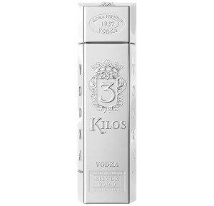 3 KILOS SILVER VODKA 1,0L