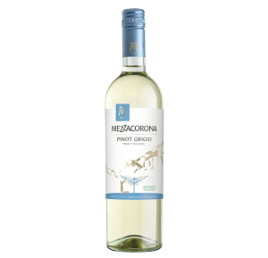 WINO WŁOSKIE MEZZACORONA CLASSICI PINOT GRIGIO TRENTINO DOC BIAŁE WYTRAWNE 0,75L ŚWIEŻOŚĆ TRENTINO