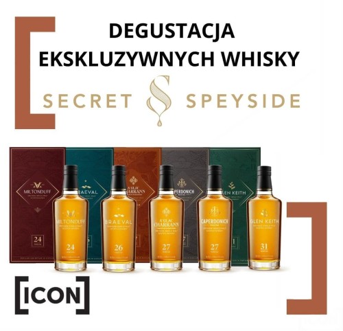 DEGUSTACJA EKSKLUZYWNYCH WHISKY SINGLE MALT SECRET SPEYSIDE
