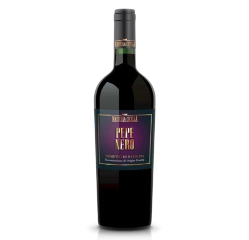 MASSERIA CICELLA PEPE NERO PRIMITIVO DI MANDURIA DOP 0,75L