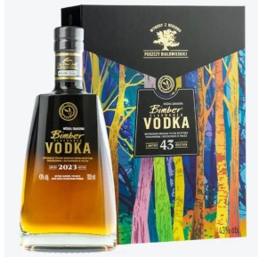 BIMBER VODKA STARZONY W BECZCE 0,7L + 2 KIELISZKI