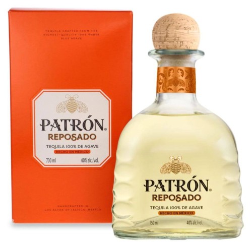 TEQUILA PATRON REPOSADO 0,7L KARTONIK