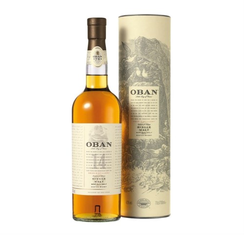 OBAN 14YO WHISKY 0,7L + TUBA