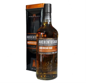 AUCHENTOSHAN AMERICAN OAK SINGLE MALT WHISKY 0,7L + PUSZKA
