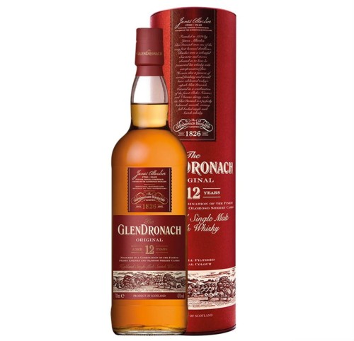 THE GLENDRONACH 12YO SHERRY WOOD WHISKY 0,7L + TUBA