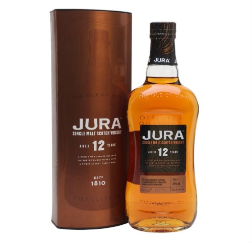JURA 12YO WHISKY 0,7L + TUBA
