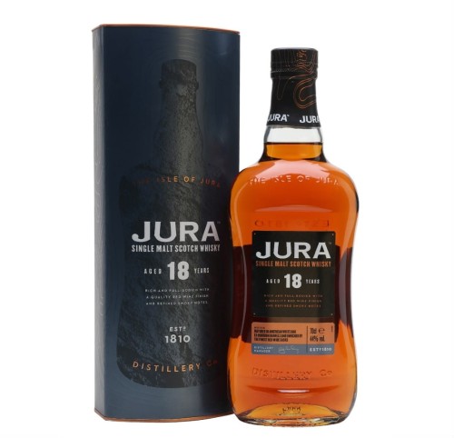 JURA 18YO WHISKY 0,7L + TUBA