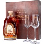 MIODULA PREZYDENCKA WÓDKA 0,5L - 2 KIELISZKI + SKRZYNKA