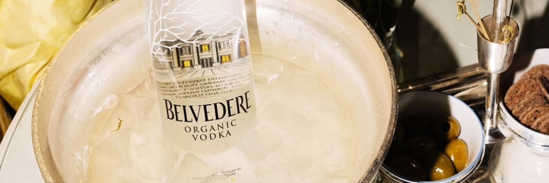 Schłodzona wódka Belvedere ORganic 1.75