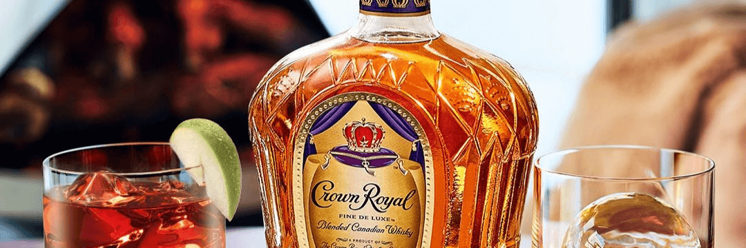 Crown Royal widok na szyjkę