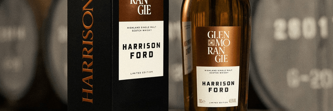 GLENMORANGIE HARRISON FORD opakowanie i butla